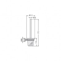 MEDIDAS IDEAL STANDARD IOM ESCOBILLERO PARED